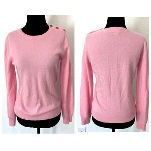 Lauren Ralph Lauren Pink Cashmere Sweater Size Small